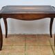Vintage coffee table in marquetry wood, Louis XV style, 70 x 34 x 52 cm