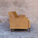 Vintage sofa 3 places yellow