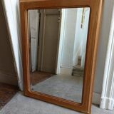 70' Scandinavian solid wood mirror