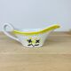 Saucer and two raviers vintage earthenware