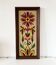 Grand canevas tapisserie laine fleur 1970