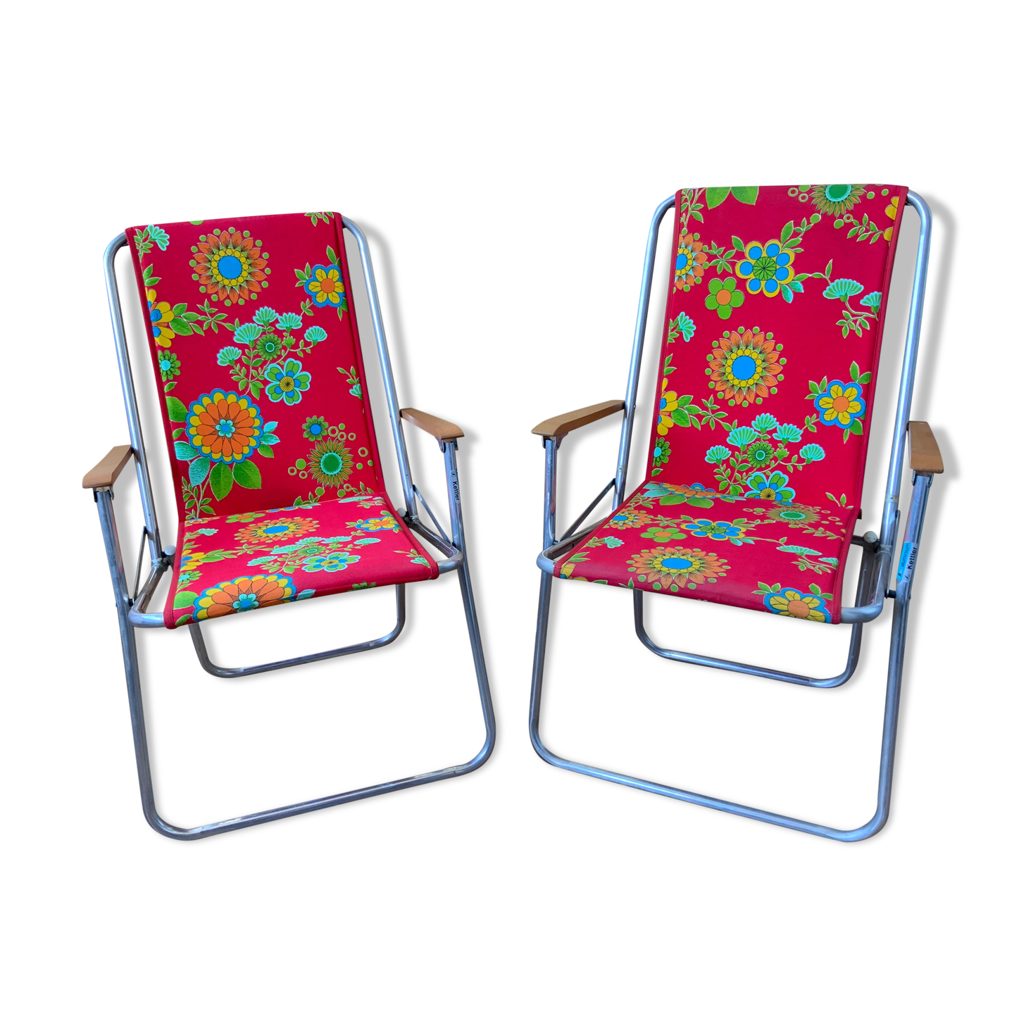 Pair of camping chairs