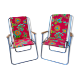 Pair of camping chairs