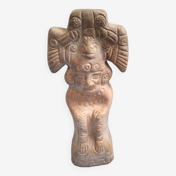 Vintage pre-Columbian Aztec Mayan style statue