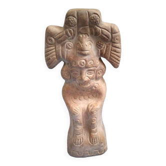 Vintage pre-Columbian Aztec Mayan style statue