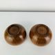 2 bowls/trays in Scandinavian teak