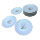 Vintage plates, porcelain, roses