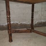 Table basse art populaire moderniste brutalist forme libre 1950 fer forgé