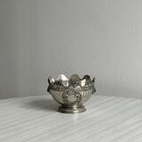 Shiny silver metal cup
