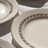 Digoin & Sarreguemines dessert plates