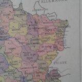 Map France departments