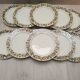 Dessert asiattes vintage set of 12 Royal Coppennagen "nucella"