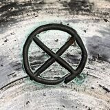 Mid-Century Handmade Ceramic Wall Plate with Viking Patterns from Arol, Norway, 1960s