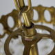 vintage glass stamped hot air balloon chandelier