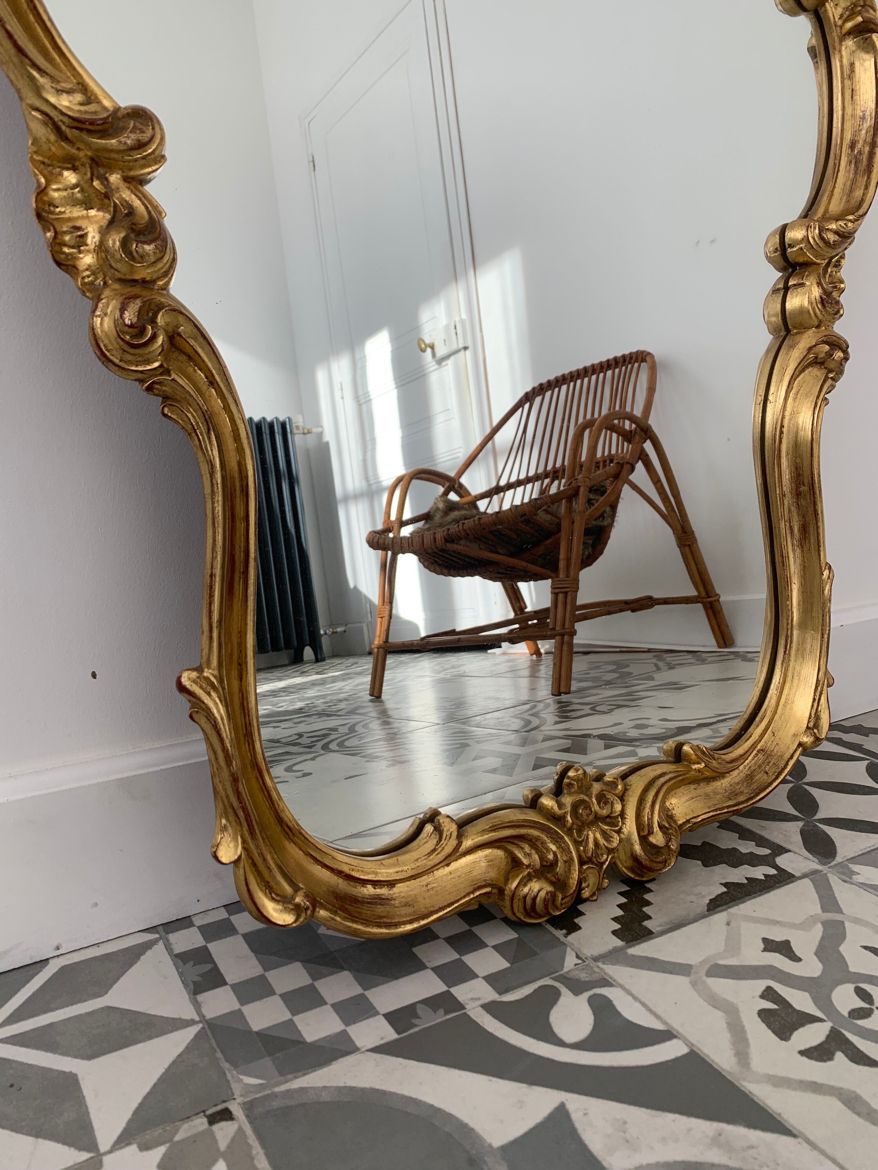 Baroque mirror 115x70cm