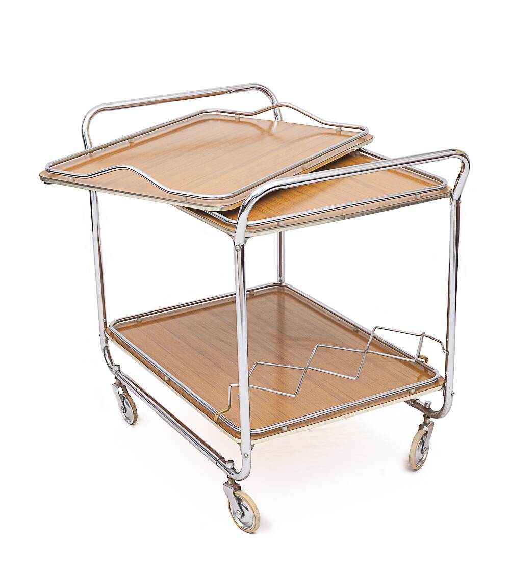 Modern serving trolley