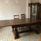 Vintage wooden dining room table