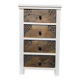 Petit chiffonnier 4 tiroirs bois sculpté