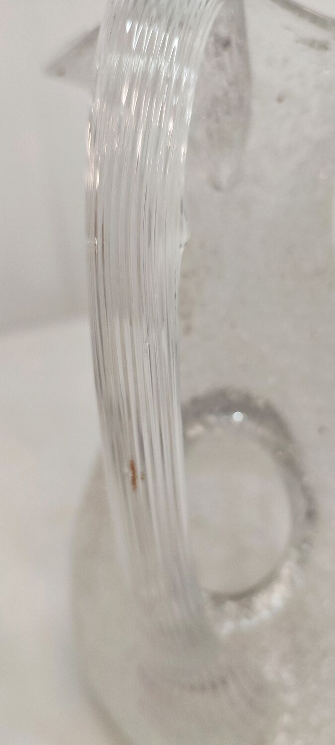 Murano glass vase Italy 1970s