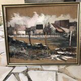 Impressionist painting on canvas, Kerfily