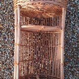 Vintage bottle holder basket