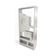 Brushed stainless steel perforated bookshelf by Capucine Cassaigne, France, 2026