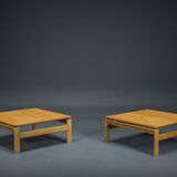 Danish Oak Coffee Tables from Komfort, 1960s, Set of 2