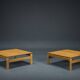 Danish Oak Coffee Tables from Komfort, 1960s, Set of 2
