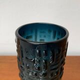 Brutalist Glass Bulb Vase Mid-Century Model F231 by Emil Funke for Gral