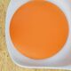 Chaise pivotante vintage pied tulipe orange