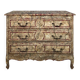 Commode de style Louis XV patiné