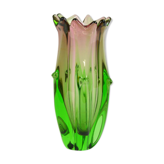 60s blown glass vase