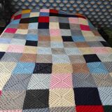 Large Vintage Granny Crochet Blanket