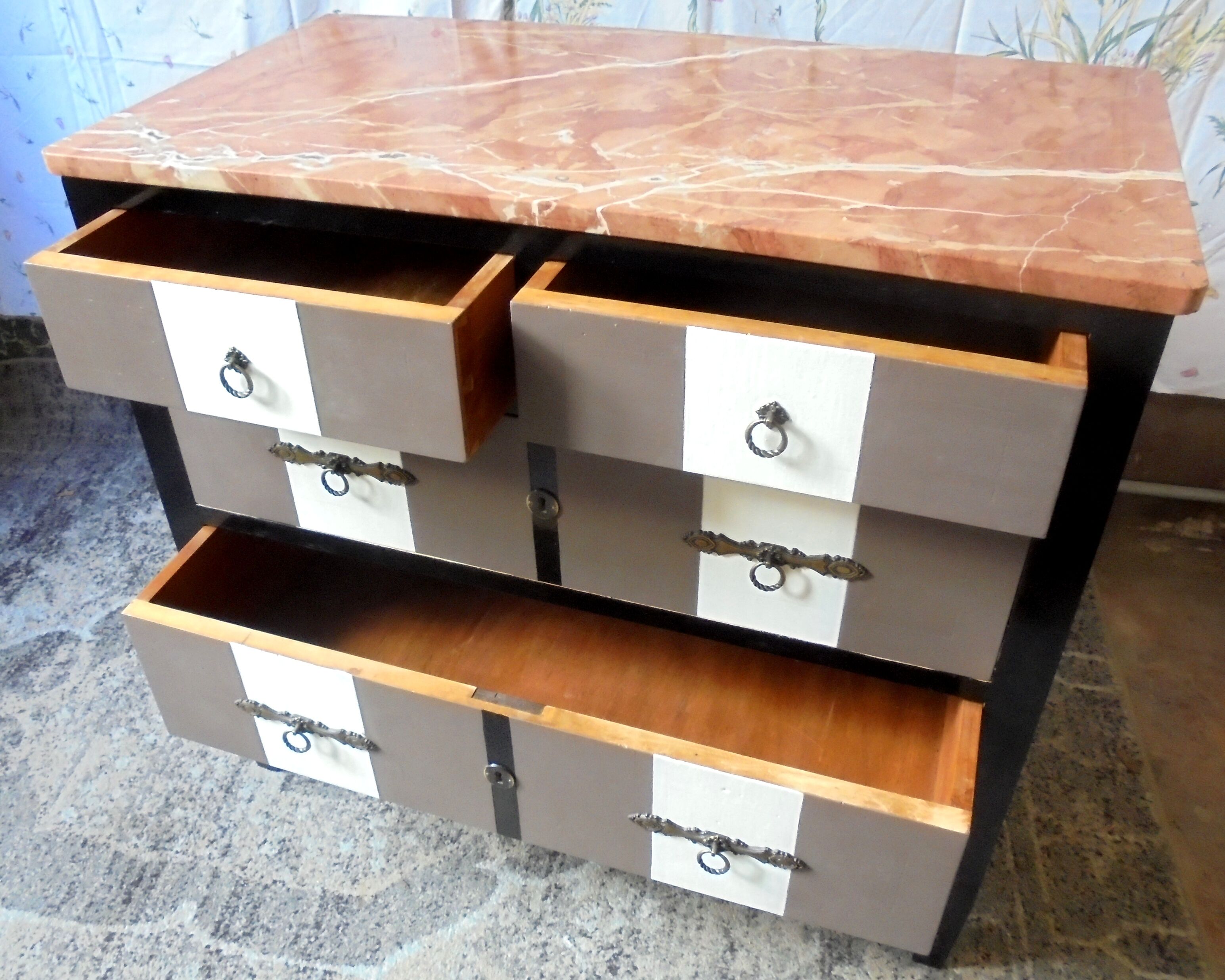 Restyled chest of drawers