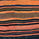 Vintage persian kilim rug- handmade oriental flat-weave rug- 125x363cm