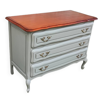 Gray chest of drawers