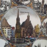 Plat décoratif Nurnberg R.Schaller en faience