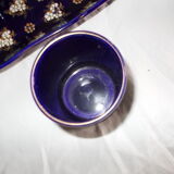 Set tray and its vases in earthenware