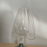 Glass with alcohol pipe