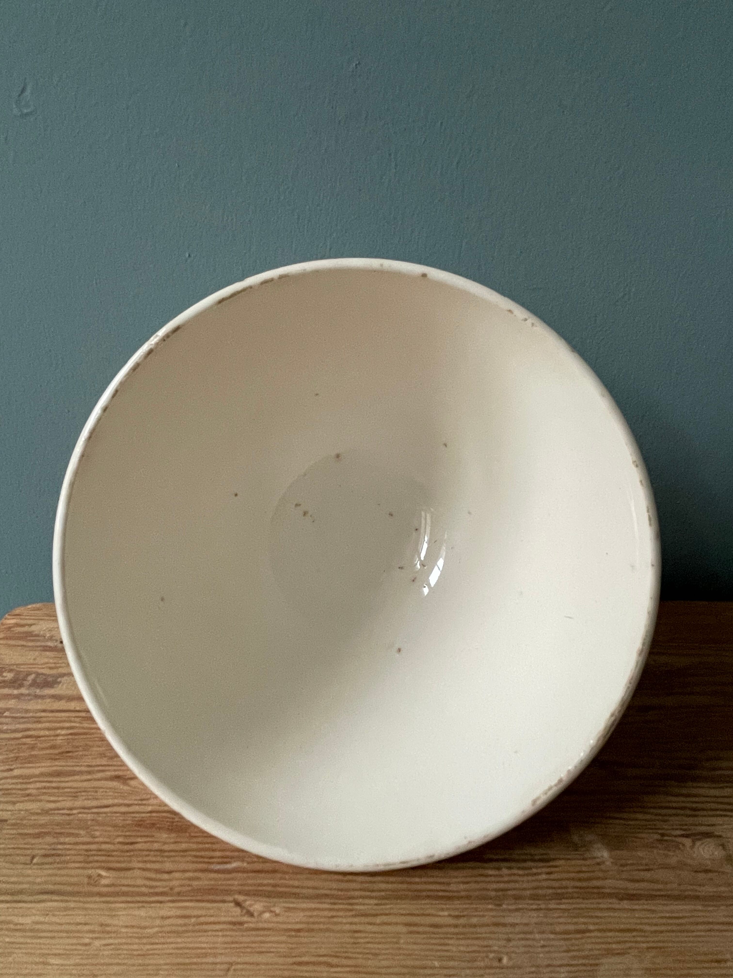 Set of 5 vintage badonviller earthenware bowls