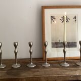 6 bougeoirs