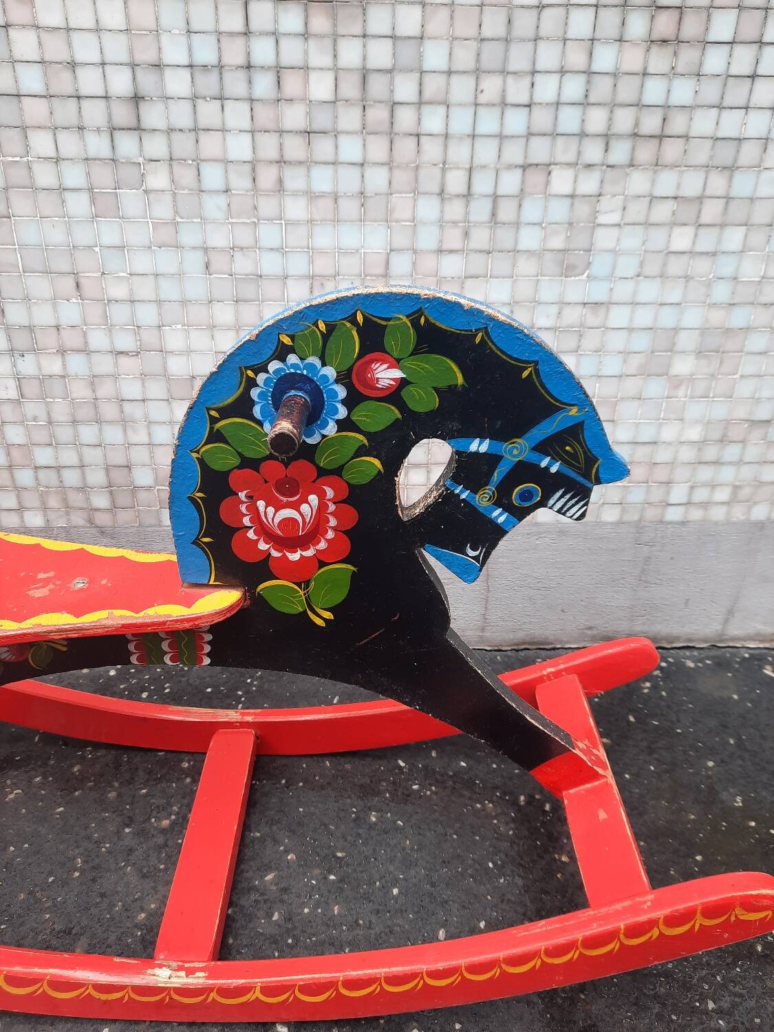 Vintage rocking horse