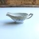 Vintage sauce boat L'Amandinoise model Paola white cream flowers