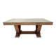 Table bureau Art Déco en chêne cérusé du XX siècle