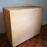 Rattan chest of drawers and woven wicker