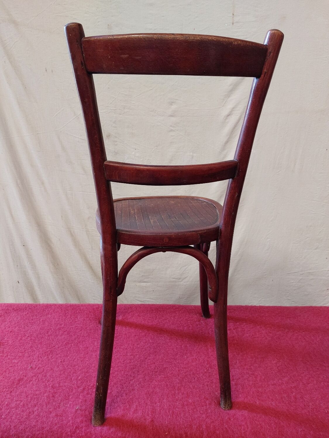 Vintage wooden bistro chair