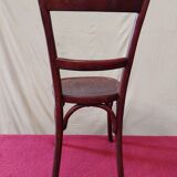 Vintage wooden bistro chair