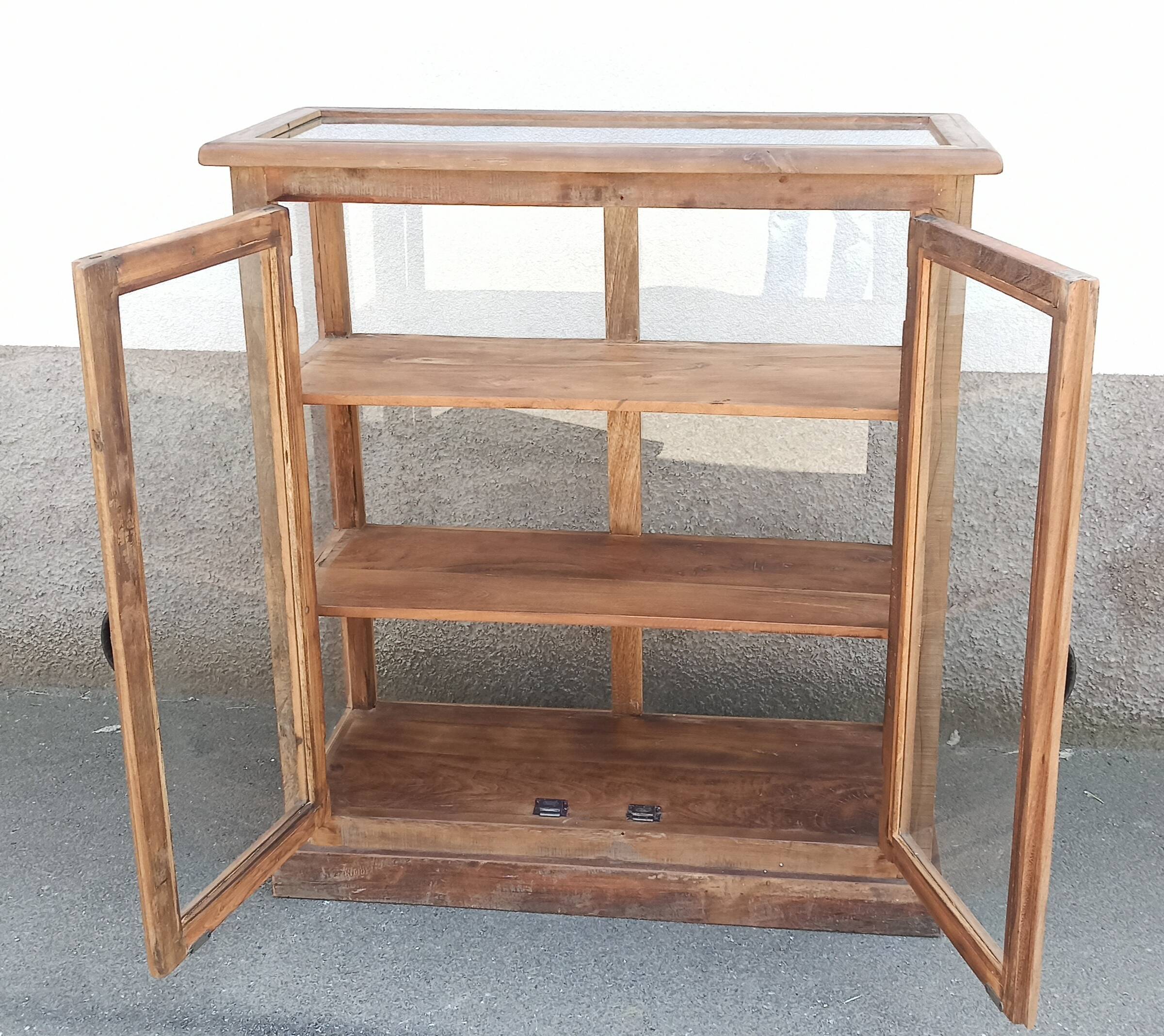 Wooden showcase