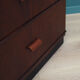 Mahogany wardrobe, Danish design, 1970s, production: Denmark