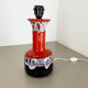 Super Colorful Fat Lava Pottery Table Light Base by Jasba Ceramics Germany 1970s